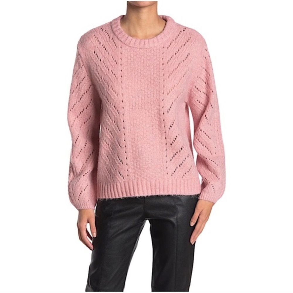 Elodie Mauve Nordstrom Rack Knit Sweater